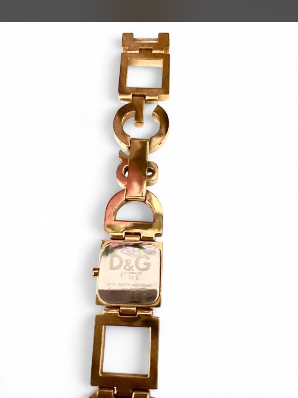 Vintage D&G Dolce & Gabbana
Gold Shout Chain Link Watch DWO290 - Picture 5 of 5